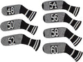 Scott Edward 10 Pcs Golf Club Head Covers for Irons Cuteness Basically Socks Shape Washable Durable Golf Club Head Protector Double Sided Knit Suitable for Most Brands