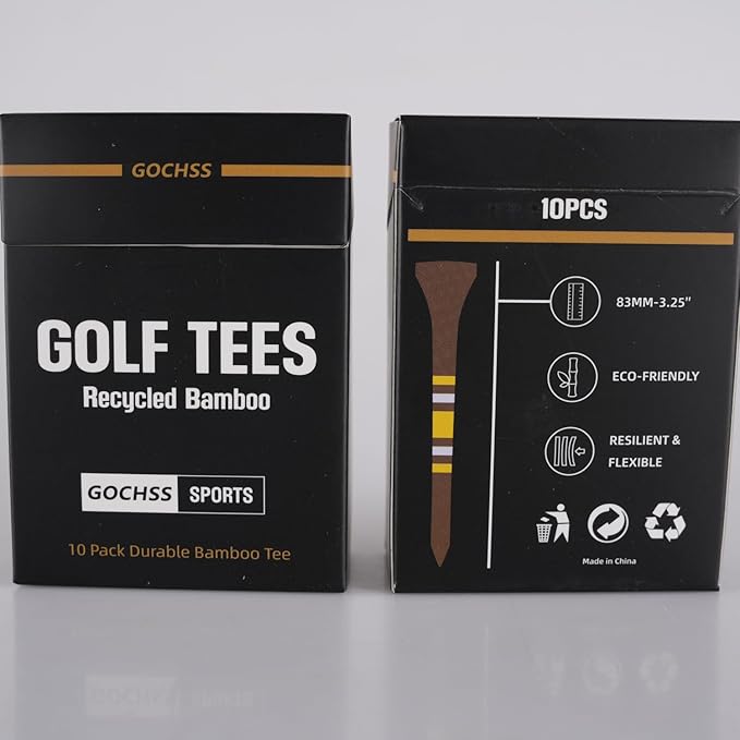 Premium Bamboo Golf Tees (83mm)