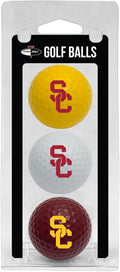 Team Golf NCAA Regulation Size Golf Balls, 3 Pack, Full Color Durable Team Imprint