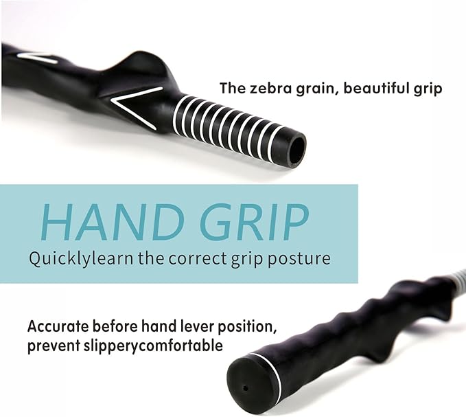 2Pcs Right-Handed Golf Grip Trainer – Golf Grip Training Aid for Beginners, Women & Kids – Essential Grip Trainer Golf Kit to Master Correct Grip Posture and Improve Swing