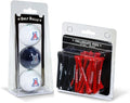 Team Golf NCAA Logo Imprinted Golf Balls (3 Count) & 2-3/4" Regulation Golf Tees (50 Count), Multi Colored