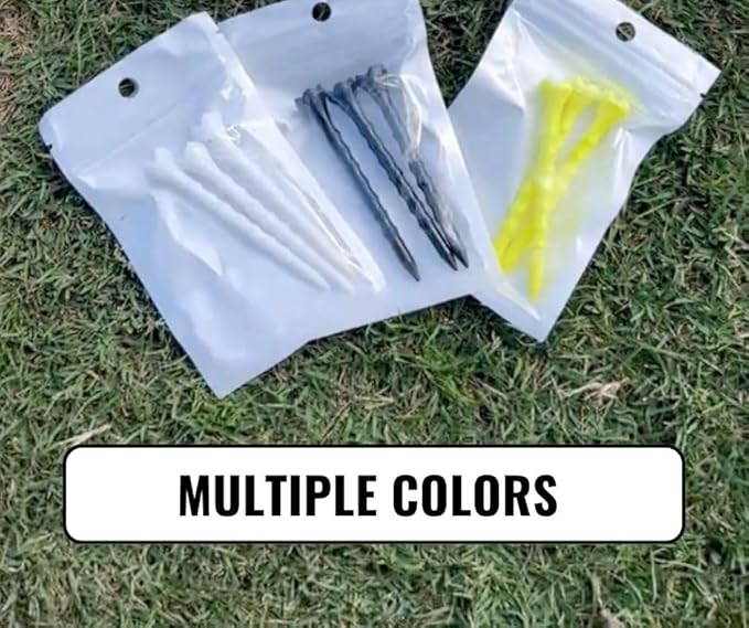 AIRGLO Pro T1 Unbreakable Golf Tees, Premium Plastic Golf Tees