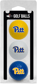 Team Golf NCAA Regulation Size Golf Balls, 3 Pack, Full Color Durable Team Imprint