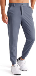 Libin Men's Golf Pants Joggers Lightweight 3 Pockets Slim Fit Soft Stretchy Tapered Work Dress Athletic