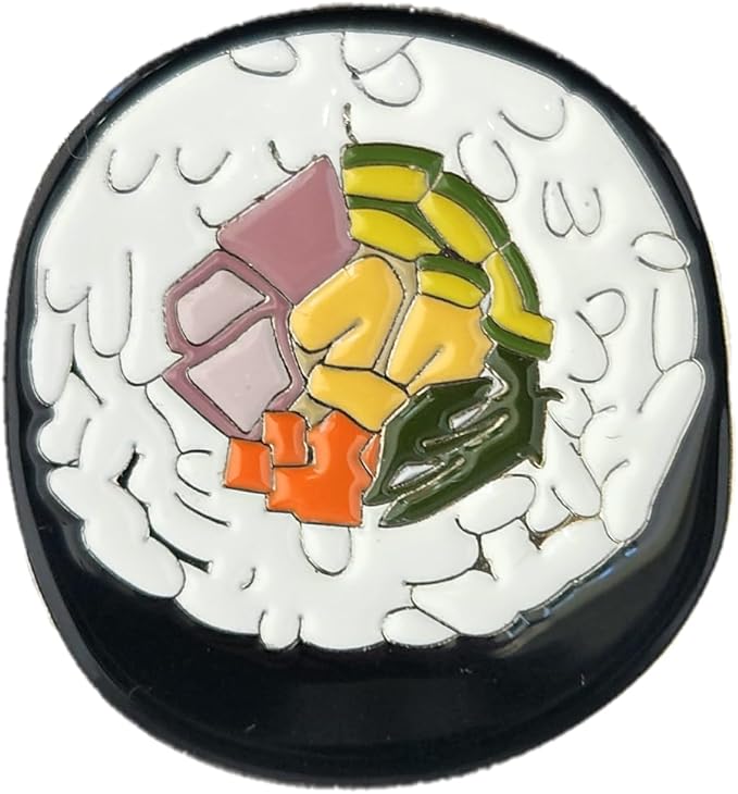 Funny & Unique Golf Ball Markers with Hat Clip – Food & Fun Icons – Perfect Golf Accessories & Gifts