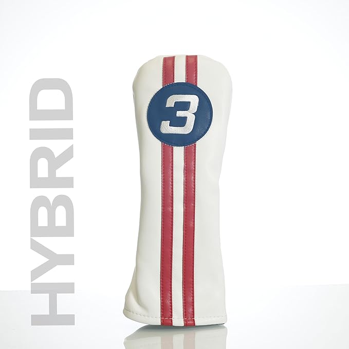 Single Headcover, Easy Slip-On Easy-Off Golf Club Head Cover, Fleece Lined Interior, Water Resistant and Durable Shell, Individual Retail Pack