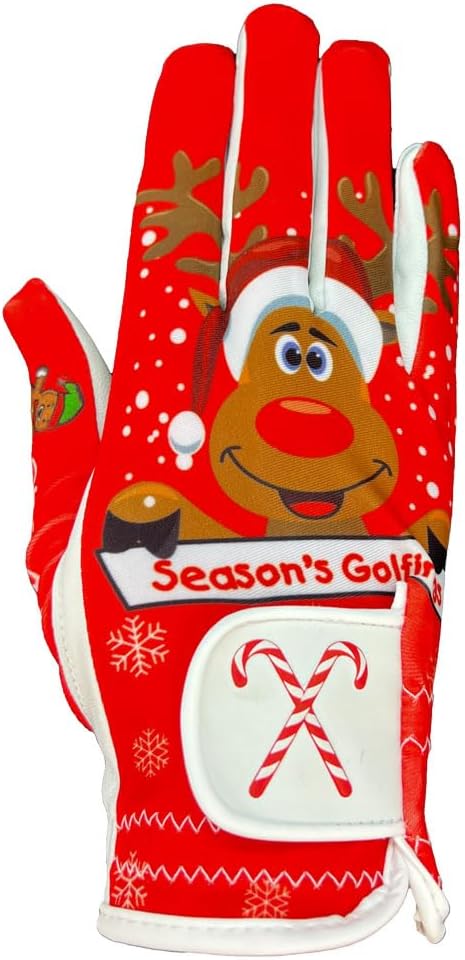 Giggle Golf Women's Golf Glove - Adjustable Strap, Left Hand Gloves for Women