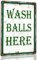 Golf Decor Golf Metal Signs Golf Decorations For Home Wash Balls Here Vintage Metal Funny Gifts Golf Tin Signs Man Cave Sports Golfer Sports Bathroom Decor 12 X 8 Inches