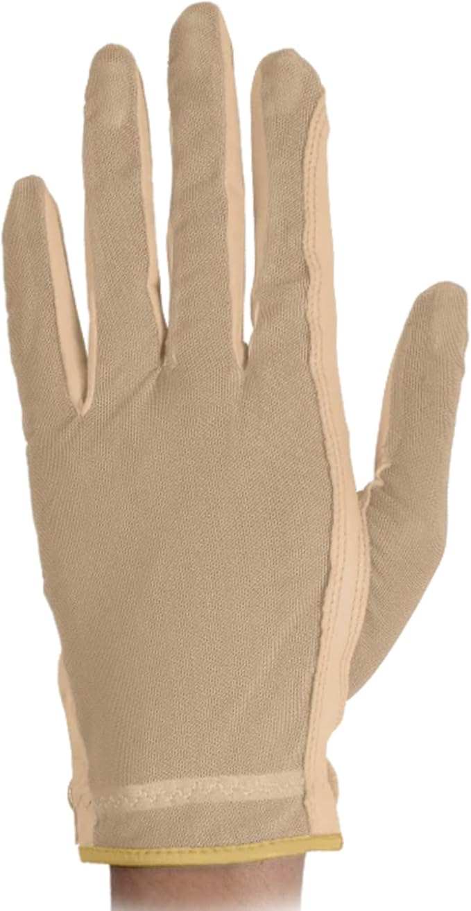 Solar Tan Women’s Golf Glove – UV Filter Fabric with SPF 10 Protection for Even Tan – Breathable, Lightweight & Stylish for Lady Golfers
