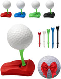 Hinged Turf Base V3 - Golf Turf Tee for Artificial Turf-Includes Pre-Cut Tee Variety Packs, with Five Replacement Ball Nails, 10-Second Quick Ball Setup, Complete Tee System for Every Club