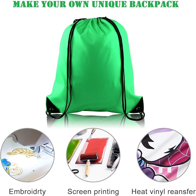 KUUQA 80Pcs Colorful Drawstring Backpack Bag Sack Drawstring Bags Bulk String Bags Storage Bags for Sport Gym Traveling