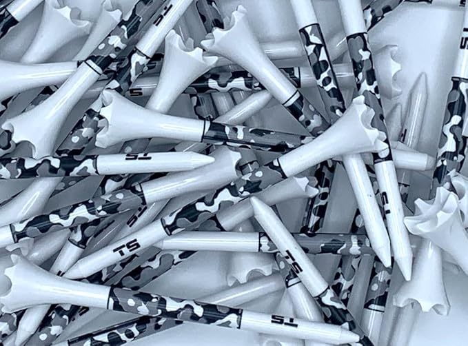TRUESTRIKE Premium USA Golf Tees – 100-Pack Durable 3¼" / 2¾" Plastic Tees – Made in USA – Perfect Holiday Golf Gift