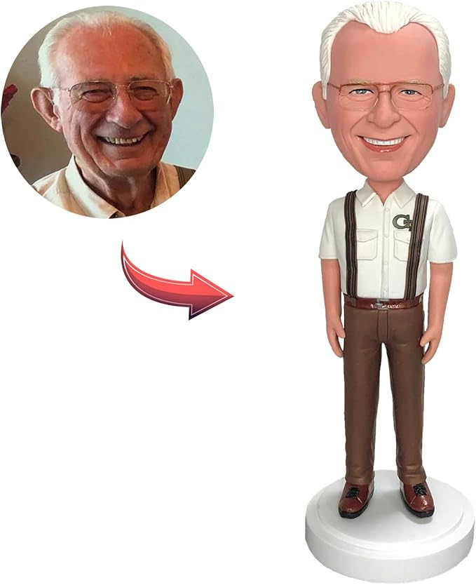 Yolie Stylishbobblehead Customized Bobblehead Dolls, Golf Handmade Personalized Sculpture Gifts for Men, Boyfriends, Husbands, Office Colleagues or Bosses