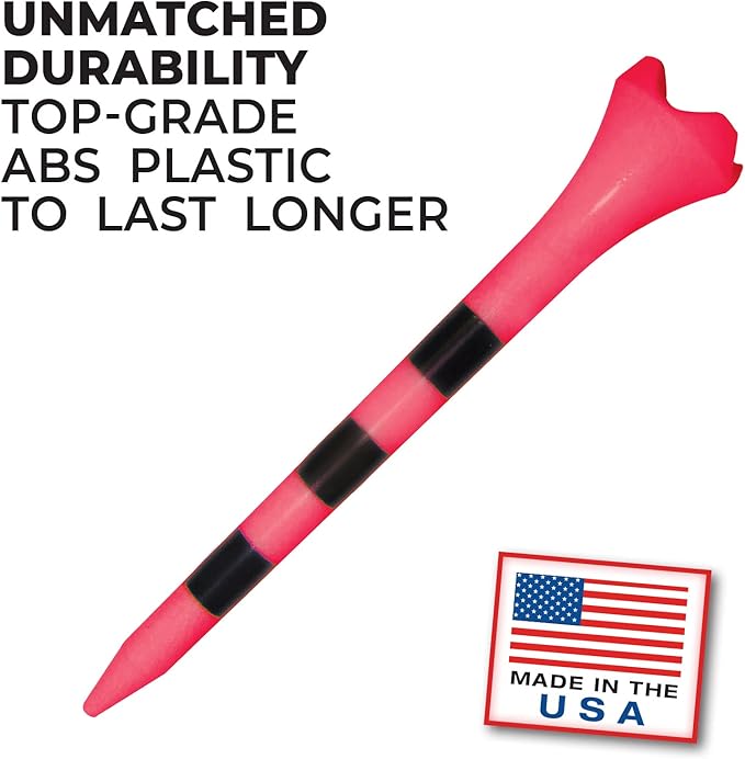 2-3/4" Pride Performance Golf Tee Striped, 100 Count