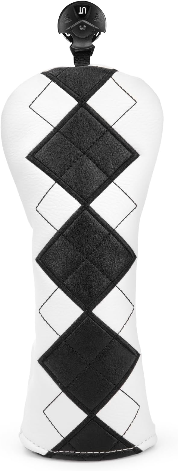 Golf Club Covers Exquisite Embroidery Driver Covers Fariway Wood Headcover Hybrid Cover Leather Golf Headcovers for Most Brand