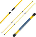 Golf Alignment Sticks 48" Collapsible Alignment Rods Golf Training Aid for Aiming, Putting, Swing Trainer, Golf Training Stick 2 Pack with Clear Tube Case
