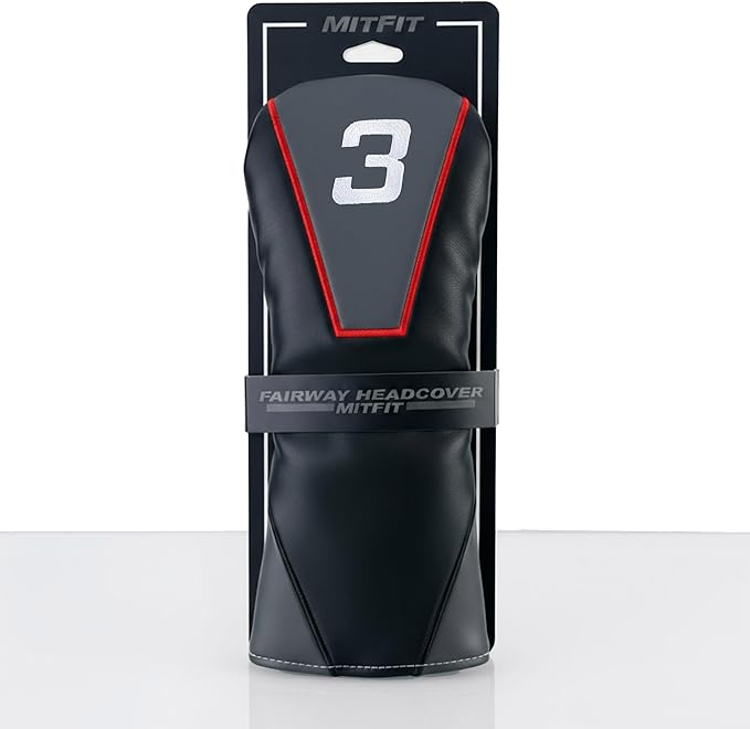 Single Headcover, Easy Slip-On Easy-Off Golf Club Headcover, Fleece Lined Interior, Water Resistant and Durable Shell, Individual Retail Sport Pack