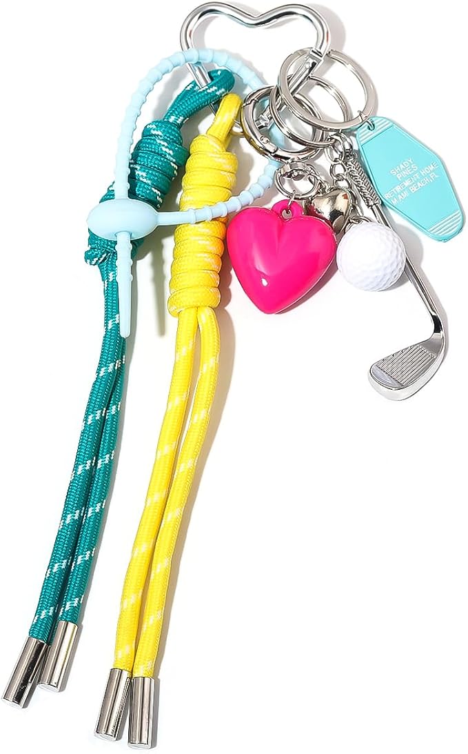 Tote Bag Purse Charms for Handbags - Cute Keychain, Y2K Rope Key Chain Accessories - Designer Jewelry Gift for Women