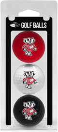 Team Golf NCAA Regulation Size Golf Balls, 3 Pack, Full Color Durable Team Imprint
