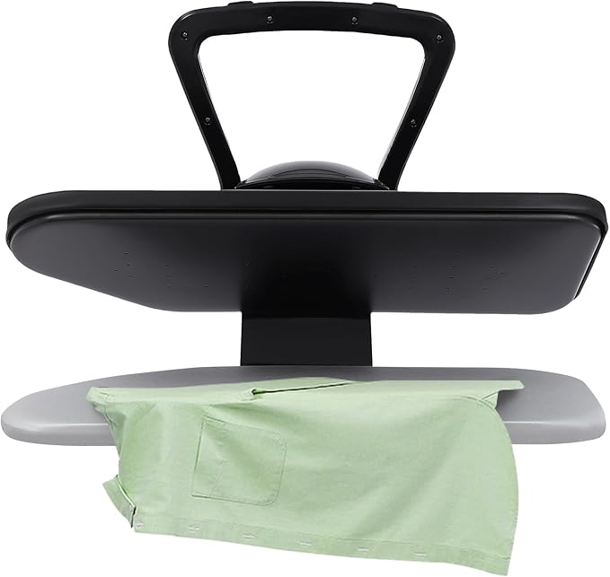 Intelligent Steam Press, 1600W Steam Iron Pressing Machine with Diamond Pattern Heating Plates Removable Water Tank and Overheating Protection Clear Touch Screen Digital Fabric Press for Bedroom Etc
