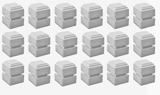 GTM101018 Recycled Plastic Capital Tee Markers, Set of 18