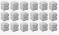GTM101018 Recycled Plastic Capital Tee Markers, Set of 18