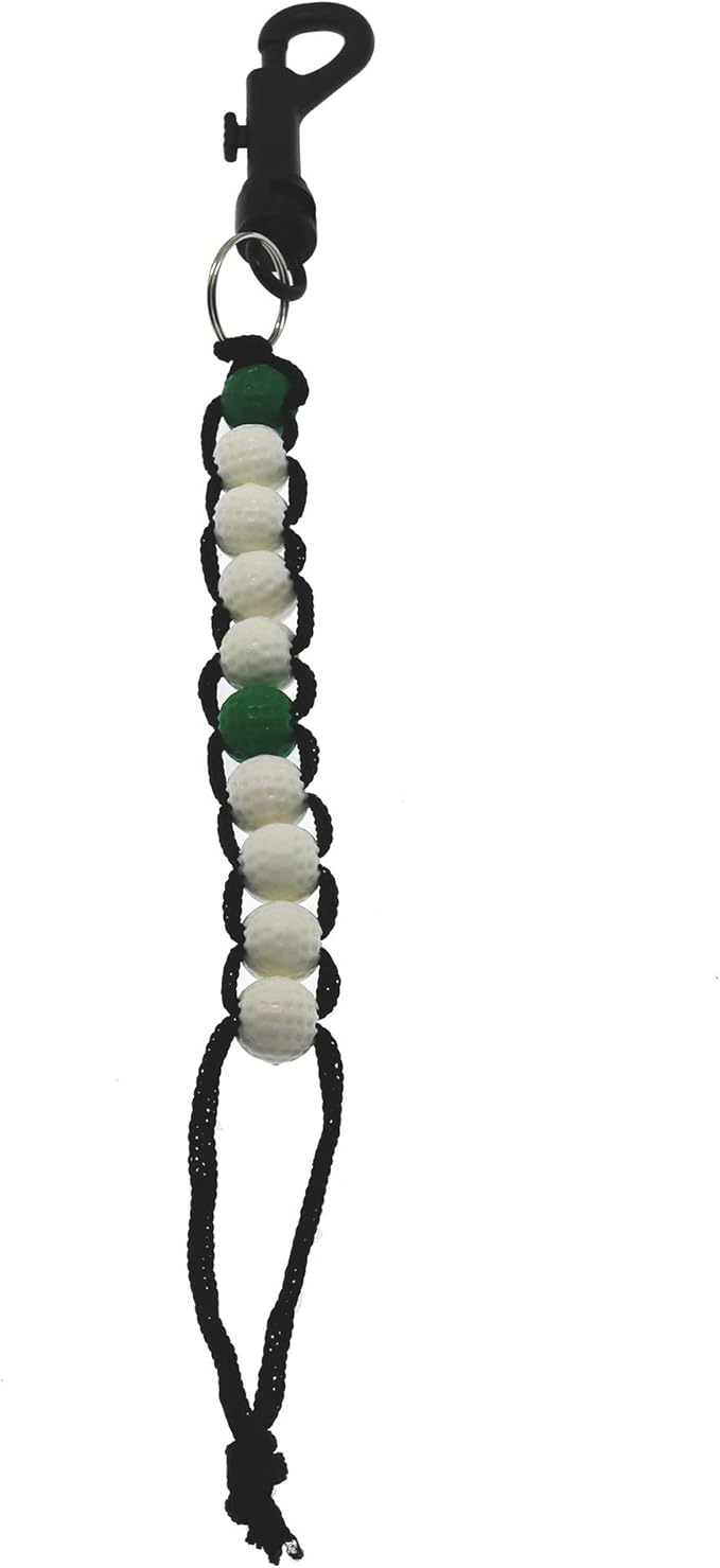 2pcs Golf Beads Score Counter Sports Stroke Score Count with Clip