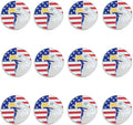 Golf Ball Markers Assorted Patterns Value Pack of 12 Golf Gifts, Golf Cap Clips and Divot Repair Tools Parter Accessories Sets for Men Women Golfer
