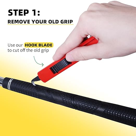 15 Professional Golf Grip Tape Strips - 2"x10" Pre-Cut Solvent Activated Double Sided Adhesive Strips for Regripping Golf Clubs, Residue-Free Removal for All Shaft Types