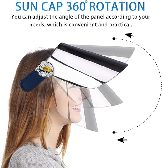 WAYCOM Sun Cap, Sun Visor Hat - UV Protection Hat -Premium UPF 50+ Hat for Hiking, Golf, Tennis, Outdoors