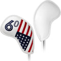 Golf Iron Head Covers Set Iron Headcover Wedge Cover Golf Iron Club Cover USA American Flag for PXG0311