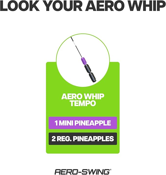 Aero Whip Shaft Tempo and Speed Golf Trainer, Flexible Shaft for Golf Training Aid, Great Golf Warm Up Tool, Swing Speed Air Resistance Training, Gain Up to 30 Yards On Your Drive