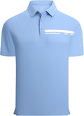 Alex Vando Mens Golf Shirt Moisture Wicking Performance & Polished Style Polo Shirts for Men