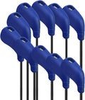 PGM Golf Club Covers, 10pcs Protective Washable Golf Iron Head Covers Set with Number Opening, Easy On and Off, Fits Right Handed Brands