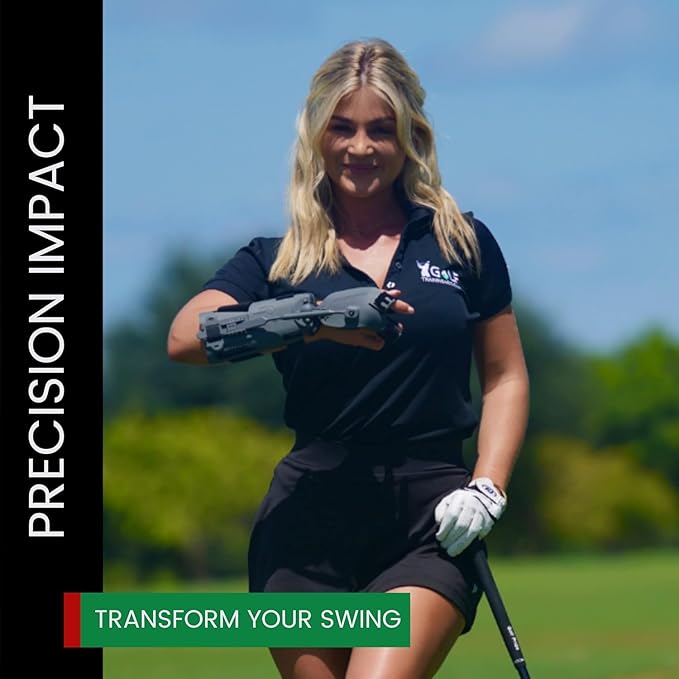 Precision Impact Golf Training Aid - Putting Trainer, Golf Swing Trainer, Golf Training Equipment, Golf Swing Trainer Aid, Golf Trainer, Golf Practice Equipment, Wrist Hinge Trainer