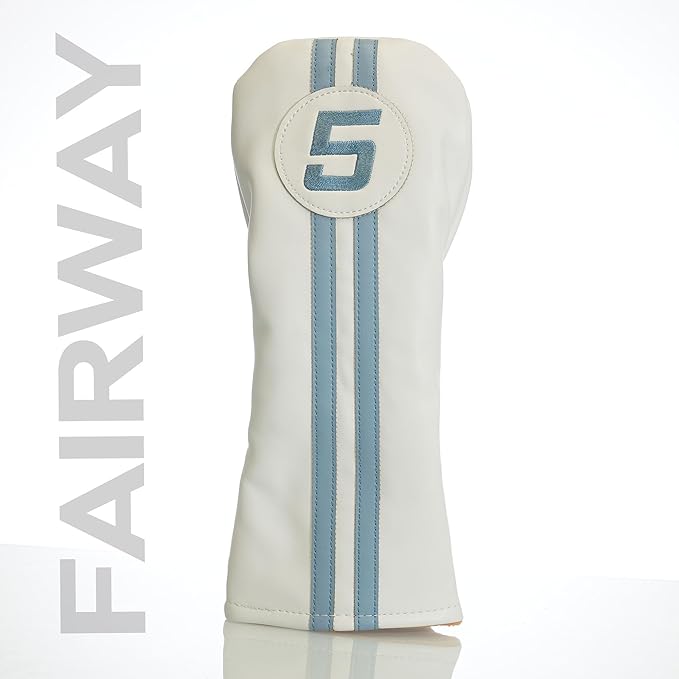 Single Headcover, Easy Slip-On Easy-Off Golf Club Head Cover, Fleece Lined Interior, Water Resistant and Durable Shell, Individual Retail Pack
