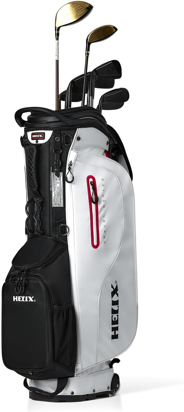 HELIX Retractable Golf Stand Bag with Wheels
