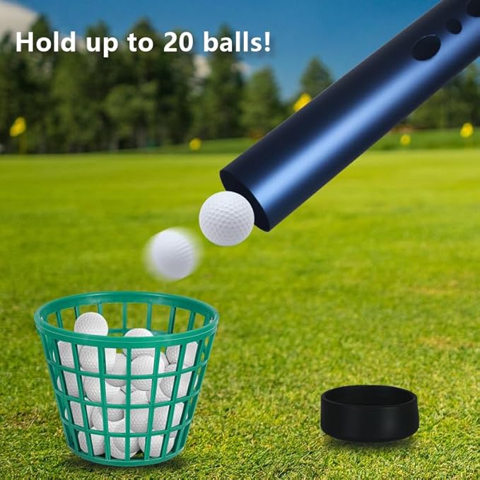 Golf Ball Retriever, Aluminum Golf Ball Picker Upper Tube