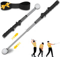 OCES Retractable Golf Swing Trainer Pro-Level, Portable Golf Training Aid with Click Stick for Right & Left-Handed Golf Grip Trainer – Ideal for Beginners Practice & Pre-Round Warm-Up