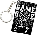Keychain - Rectangular Acrylic Keychain Daily Key Ring Car Key Fob Holder 2X3 Inch