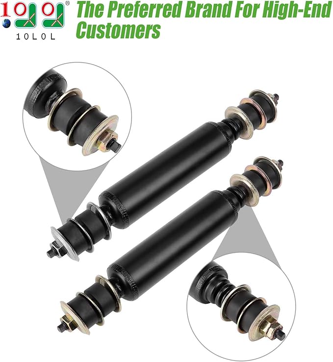 10L0L Rear Shock Absorbers for Club Car DS 1988-2008, Club Car Precedent 2004-Up Golf Cart Electric & Gas, OEM# 1013164 1014236, 2 Pack