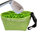 FAR&STRAIGHT Golf Club & Ball Cleaning Pouch – Soft Microfiber Interior for Gentle Cleaning – Clip-On, Waterproof Bag
