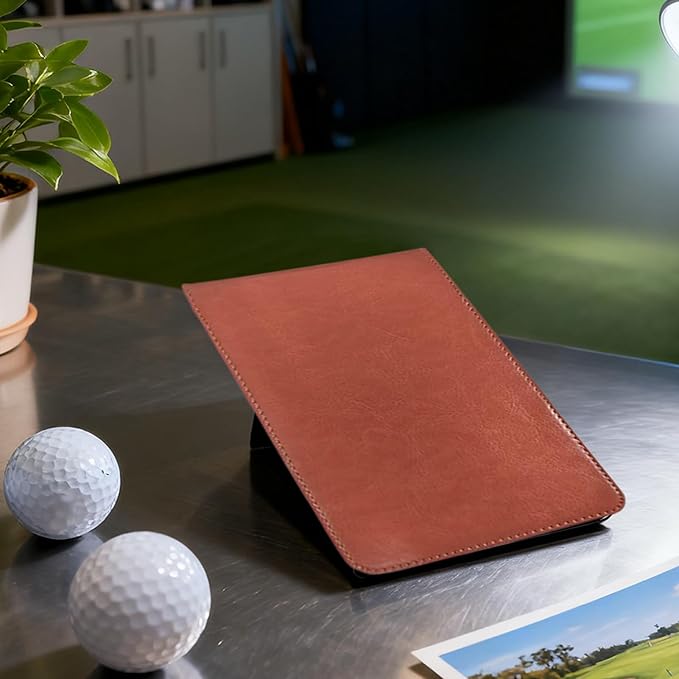 Golf Card Holder - Portable Score Display,Golf Card Holder Notebook | for Practice Training Indoor Home Backyard Sports Club Recreation Competition Entertainment Simulation