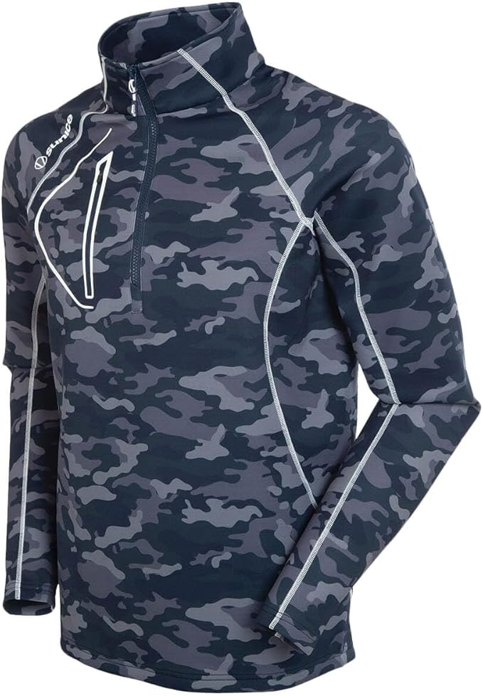 Sunice Allendale Men’s Half Zip Performance Pullover with Thermal Protection