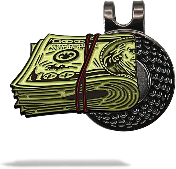 Funny Golf Ball Marker + Premium Magnetic Hat Clip | Unique Gift for Men & Women Golfers | Hilarious Golf Accessory for Any Golfer | NEW Designs!
