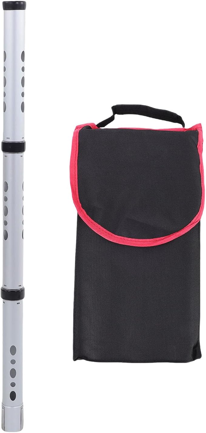 CCYLEZ Ball Retriever Lightweight Aluminum Alloy 3 Section Detachable Picker Upper Tube for Men Women, Easy Ball Retrieval for Golf Practice and Training