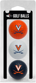 Team Golf NCAA Regulation Size Golf Balls, 3 Pack, Full Color Durable Team Imprint