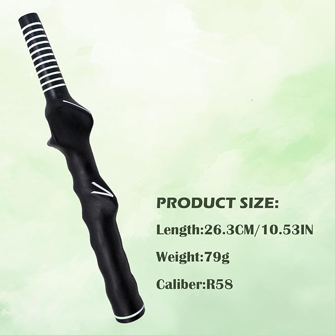 Golf Swing Training Grip, Right-Hand Golf Club Grip Trainer, Golf Practice Grips for Beginner Learn Correct Grip Posture