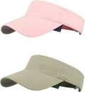 Sun Visor Hat Breathable Visors Sport Golf Visor Adjustable Velcro Sun Cap UV Performance Hats for Women Men