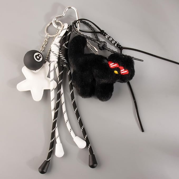 Georgie Porgy Bag Charms Keychains Handbag Accessories for Women Purse Backpack Sports Bag Pendant Cute Unique Gift for Girls